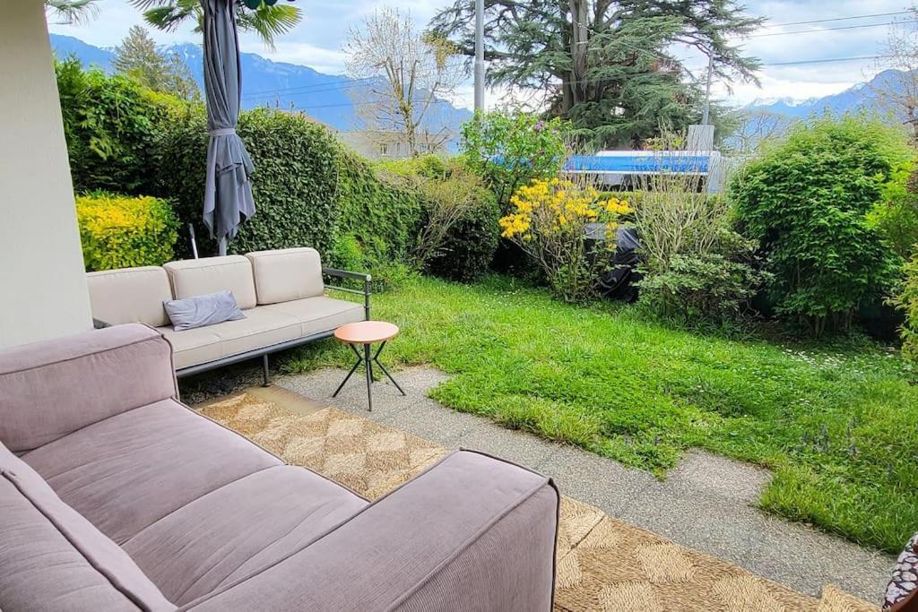 Lake Side/Fire Place/Garden/Freeparking/45M2 La Tour-de-Peilz Exterior foto